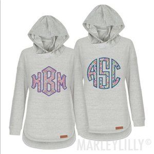 Marlelilly Women's Plus Monogrammed Hoodie 2XL/3XL
